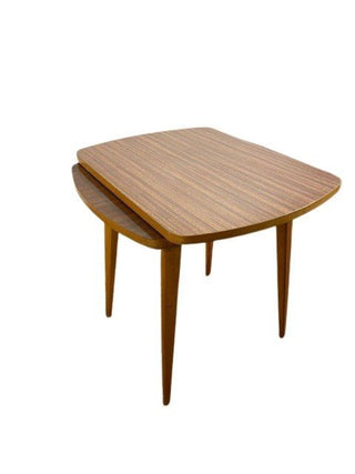 60's TV table swivel brown (Mier Topolcany ) - Really Old Shit