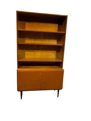 Mid century walnut bookcase / showcase by UP Zavody 1960s - Really Old Shit