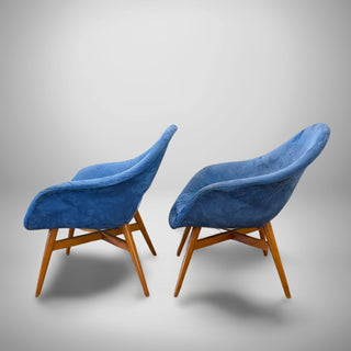 Shell Armchairs by Miroslav Navratil, Set of 2 - Really Old Shit