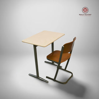 Vintage school tables and chairs - Really Old Shit
