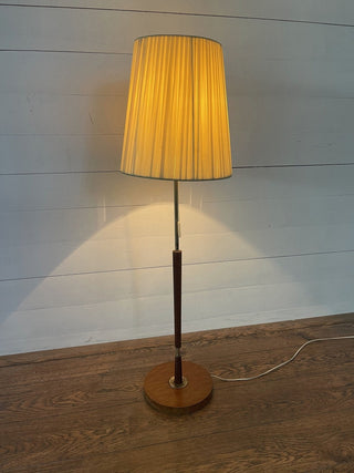 Vintage table / floor lamp wooden stand - Really Old Shit