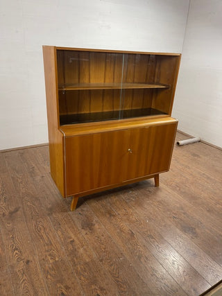Vintage set of Jitona sideboards: bar / cupboard  Commode / dresser Bookcase / display case