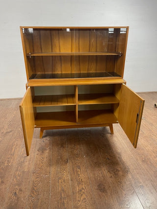 Vintage set of Jitona sideboards: bar / cupboard  Commode / dresser Bookcase / display case