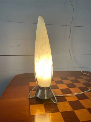 Vintage Space Age Rocket Table Lamp 1950 - Really Old Shit