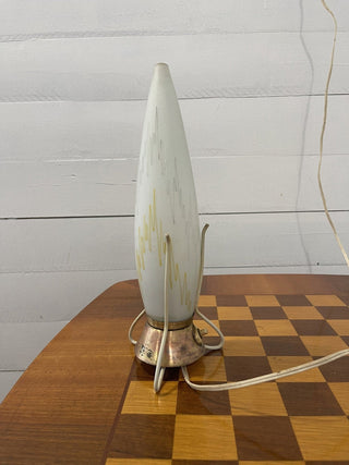 Vintage Space Age Rocket Table Lamp 1950 - Really Old Shit