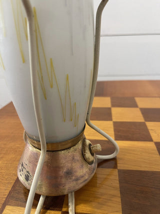 Vintage Space Age Rocket Table Lamp 1950 - Really Old Shit