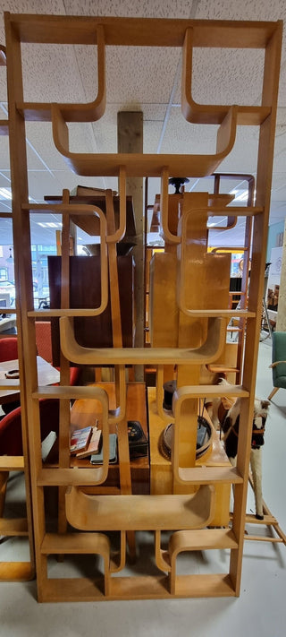 Mid century Room divider by Ludvik Volak - square model - Really Old Shit