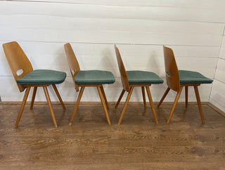 Set of 4 vintage Lollipop chairs by Novy Domov - Really Old Shit