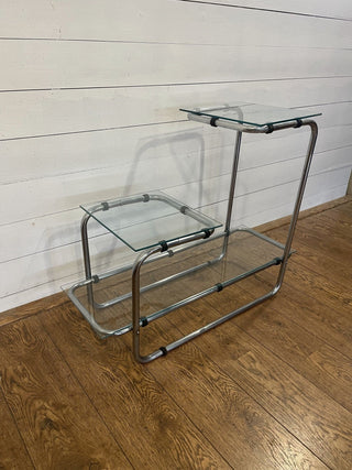 vintage Chrome Flower Stand by Thonet - Really Old Shit