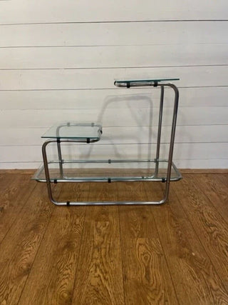 vintage Chrome Flower Stand by Thonet - Really Old Shit