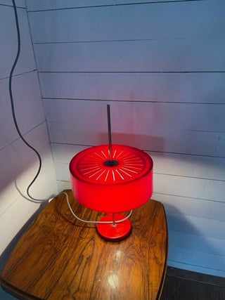 Vintage desk lamp red EFC - Really Old Shit