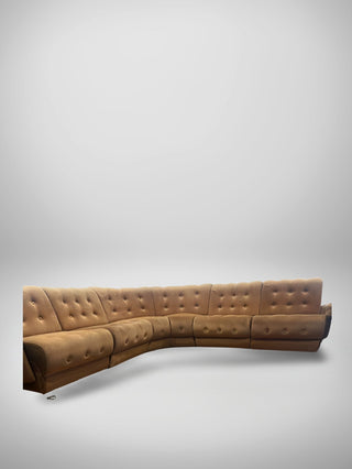 Vintage modulair sofa 6 pieces, brown - Really Old Shit