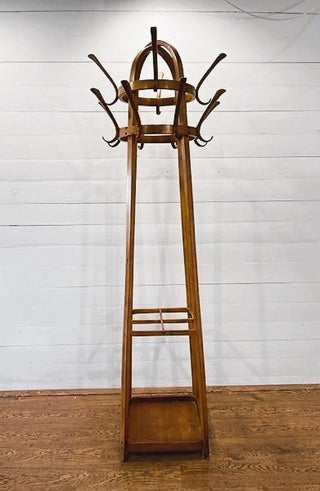 Vintage wooden Coat Rack by Kolo Moser for Thonet Vienna - Really Old Shit